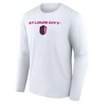 thumbnail image 2 of Men's White St. Louis City SC Victory Arch Long Sleeve T-Shirt, 2 of 3