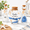 Heart-Beach, variant on Heart-Beach Themed Unity Sand Ceremony Set with Glass Vases and Decorative Accessories