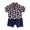 Navy, variant on Toddler Sweatshirt And Pants Kids Toddler Boy Clothes Short Sleeve Rabbit Printed Lapel Buttons Outfits for Toddler Boys Childrenscostume Navy 6 Months
