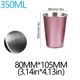 thumbnail image 3 of 350/500ml 304 Stainless Steel Metal Cup Beer Cups Wine Coffee Household Office Bar Travel Camping Mugs Drinking Coffee Tea Mug, 3 of 5