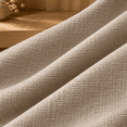 Burlywood Birch Pinch Pleated Blackout 100 Inch Linen Curtadual Layer ...
