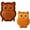 C, variant on 3.93 Inch Fall Squirrel Shape Cookie Cutter Mold, Squirrel with Scarf Acorn Baking Mold for Autumn Thanksgiving Party Home Baking Decoration
