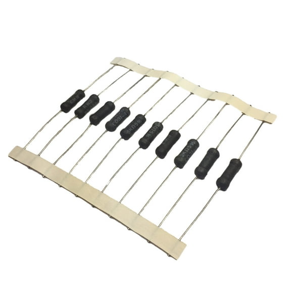 10 PACK OF RW3-3001-JT 3k Ohm 5% AXIAL PRECISION POWER WIRE WOUND RESISTORS SILICONE COATED