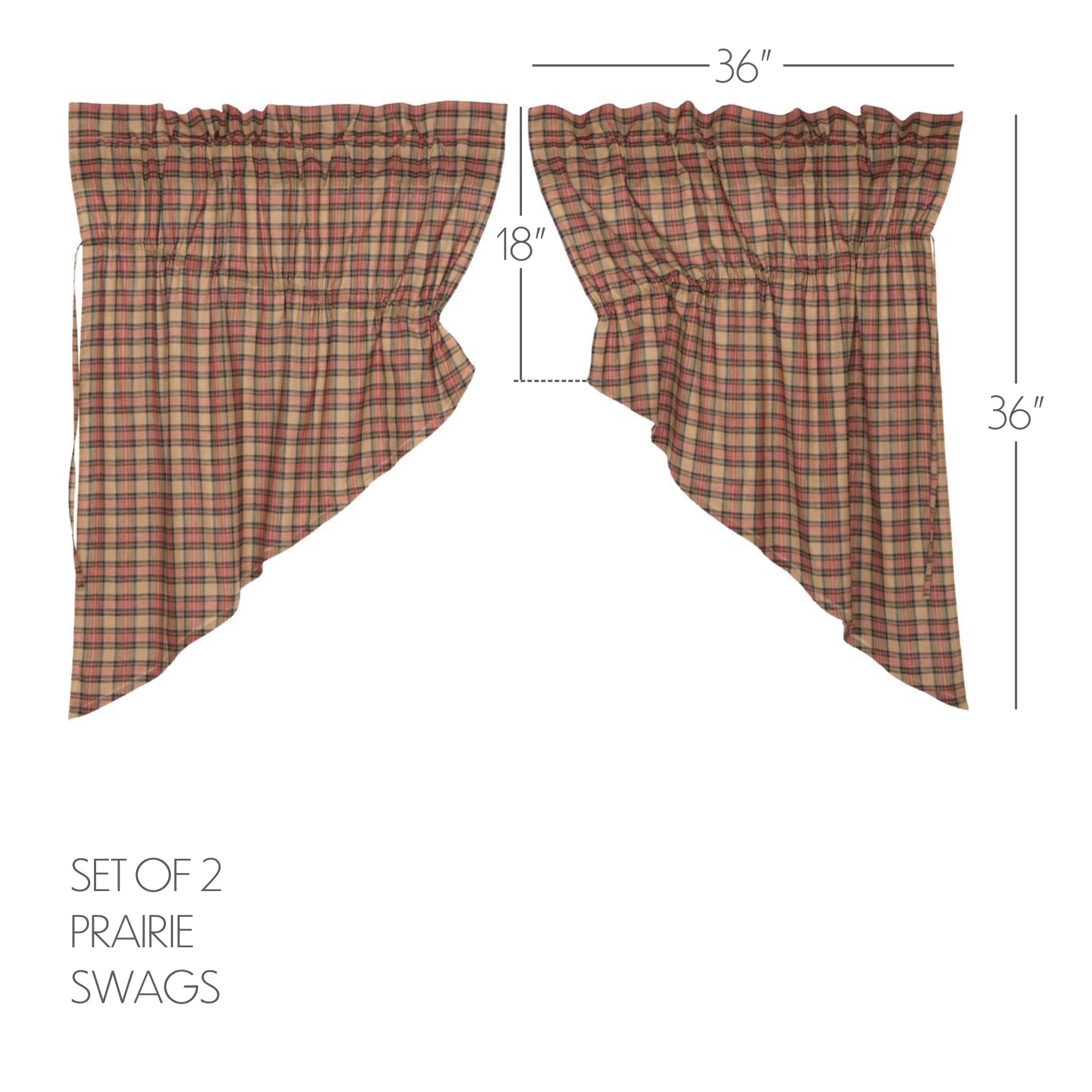 VHC Kettle Grove Curtains | Primitive Star Quilt Shop