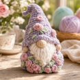 thumbnail image 6 of Cadancy Crochet Kit Gnomes 9 Piece Beginner DIY Amigurumi Tea Party Yarn Hook Pattern Guided Instruction Home Craft Gift for Adults Teens Supplies Holiday Christmas Stocking Stuffers, 6 of 6