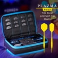 thumbnail image 2 of Casemaster Plazma Plus Dart Case Black with Blue Zipper and Phone Pocket, 2 of 10