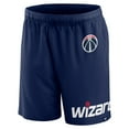 thumbnail image 2 of Men's Fanatics Navy Washington Wizards Free Throw Mesh Shorts, 2 of 3