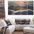 thumbnail image 1 of Heavy Dark Clouds At Sunset - Floral Canvas Art Print, 1 of 3