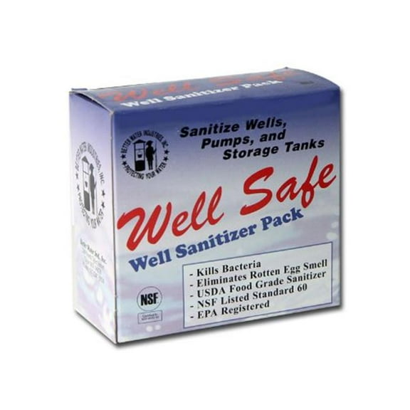 Commercial Water Distributing WELL-SAFE-C21000 Well Sanitizer Pack
