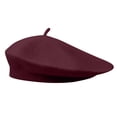 thumbnail image 2 of Kelon Cute Daily Beret Cap for Women, Solid Color Knitted Headwear, Fashion Outdoor Ski and Leisure Hat, One Size Berets, 2 of 8