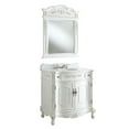 thumbnail image 6 of Benton Collection 36" Classic Antique White Bathroom Vanity with White Marble Top, 6 of 6