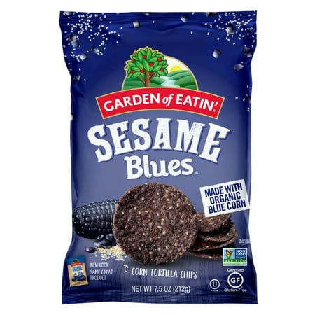 Eatin Chips - Garden of Eatin' Sesame Blues Corn Tortilla Chips, 7.5 Oz.