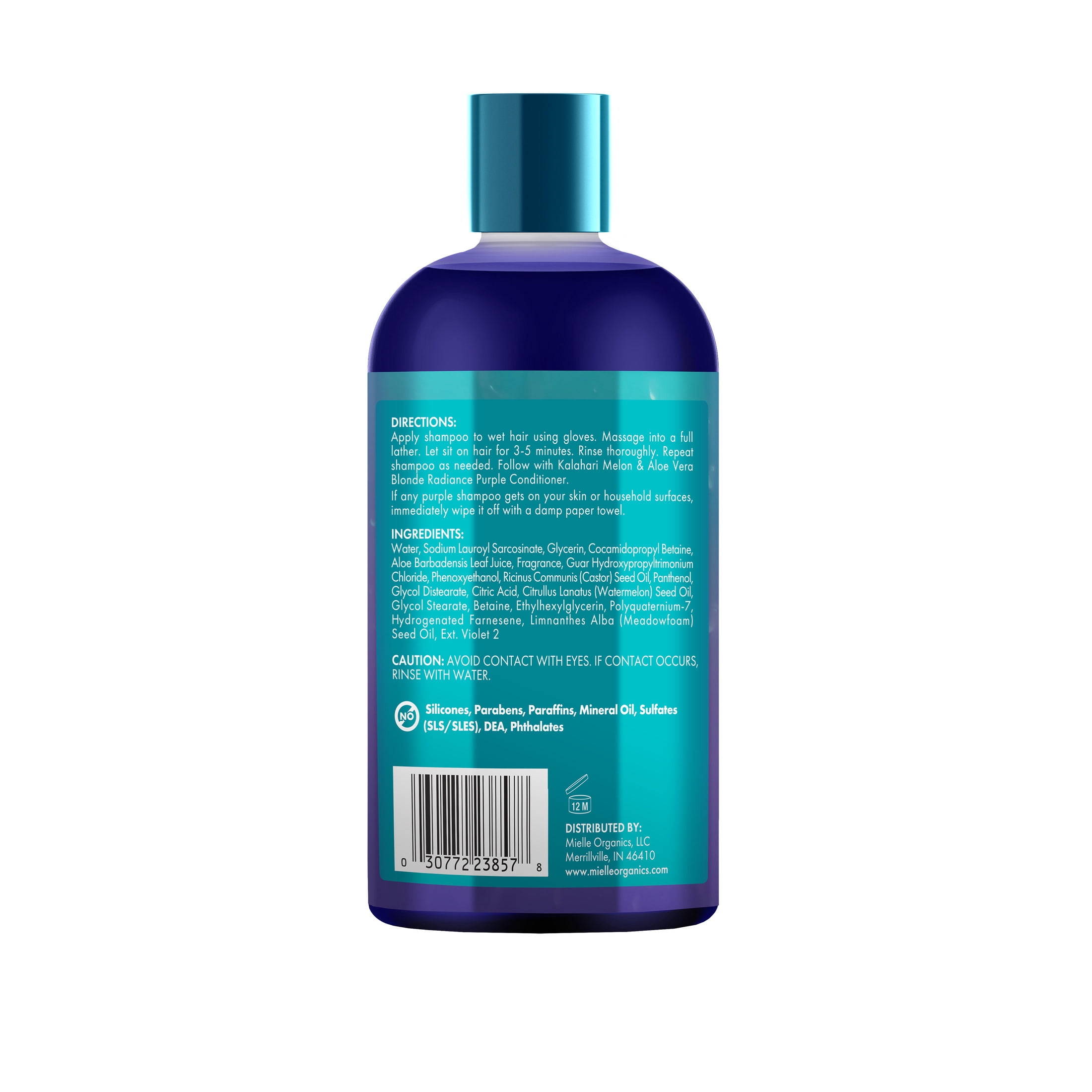 Mielle Kahalari Melon and Aloe Vera Blonde Radiance Purple Shampoo