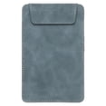 thumbnail image 1 of Portafolio Magnético de Cuero PU A5, 4"x6" Organizador de Oficina con Soporte para Bolígrafo, Carpeta Azul, 1 of 7
