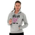 thumbnail image 4 of What Look In Guys Shih Tzu Dog Lover Hoodie Sweatshirt Women Brisco Brands M, 4 of 6