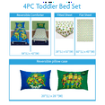 thumbnail image 2 of NoJo Teenage Mutant Ninja Turtles 4-Piece Toddler Bedding Set, Boy, 2 of 8