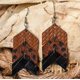 thumbnail image 2 of Nvzi Pendientes colgantes de estilo retro, nuevos y únicos, estilo bohemio étnico, joyería vintage (marrón), 2 of 5