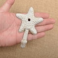 thumbnail image 2 of HLONK Set of 6 Starfish Seashell Crab Cast Iron Decorative Wall Hooks Coats Aprons Towels Hooks Beach Ocean Theme Metal Hooks, 2 of 8
