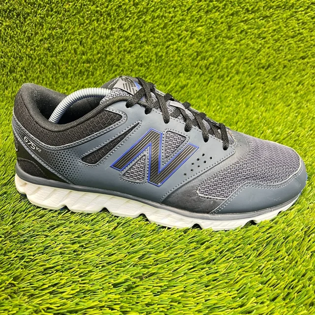 New Balance 675v2 Mens Size 10.5 Dark Gray Black Athletic Running Shoes Sneakers