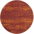 thumbnail image 2 of Nourison Essentials Indoor/Outdoor Red 6' x round Area Rug, (6 Round), 2 of 9