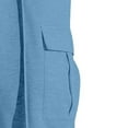thumbnail image 6 of Cethrio Boys Cargo Sweatpants, Loose Fit Open Bottom Casual Straight-leg Athletic Pants Light Blue Size 10-12, 6 of 6
