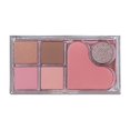 thumbnail image 3 of Xiaoyumi 6-Color Blush Eyeshadow Contouring All-In-One Palette Pearlescent Matte Earth-Tone Natural Makeup Eyeshadow Palette, 3 of 5
