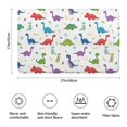 thumbnail image 3 of White Dinosaurs Bones Flowers Pattern Bathroom Rugs Mat,Non Slip Microfiber Bathroom Rug,Rubber Backing,Soft Bathroom Mats for Bathroom Floor,Tub and Shower,17x27in(43x68cm), 3 of 5