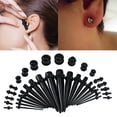 thumbnail image 4 of 36pcs Ear Expander, 8 Colors 36pcs 2pcs Acrylic Tapers Ear Gauges Expander Set Flesh Tunnels Ear Gauges Stretching Expanding Kit Acrylic Tapers and Plugs Ear Stretching Kit, 4 of 8