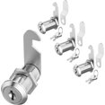thumbnail image 1 of LAICAIW 3 Pack Premium Cabinet Cam Locks Keyed Alike, 1-1/8 Inch Cam Lock Set, Secure Files Drawers Mailbox RV Camper Door Tool Box, Zinc Alloy, 1 of 7