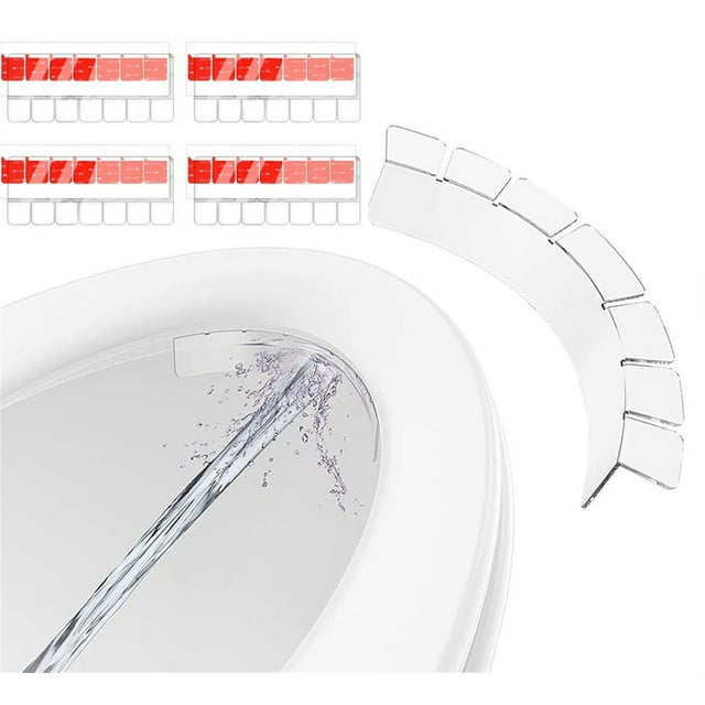 Toilet Seat Splash Guard,4 Pack Seat Pee Guard, Training Pee Splash