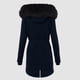 thumbnail image 4 of Chaquetas largo de algodón Gibobby abrigo de Invierno talla grande para mujer XL, 4 of 5