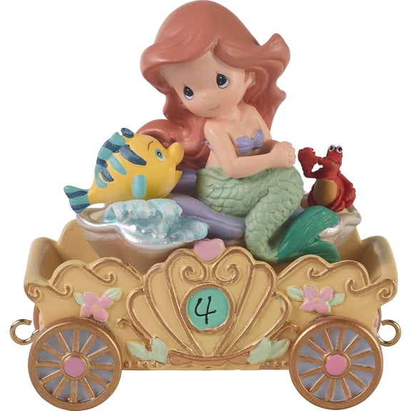 Precious Moments Disney Birthday Parade Make A Splash On Your Birthday, Age 4, Resin Figurine, 1 Each