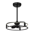 thumbnail image 5 of Matte Black LED Fandelier from the Vesta Collection, 5 of 6