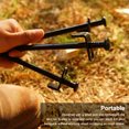 thumbnail image 3 of Pegas de carpa Portátil Al aire libre Acero inoxidable Costaje de punta Senderismo Sitio afilado Agujero Redondo Pines Pines Accesorios 4 paquetes Methold OD012717-00, 3 of 7