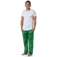 thumbnail image 2 of Stranger Things Men's Sketch Characters And Light Strings Adult Lounge Pajama Pants, 2 of 7