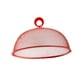thumbnail image 5 of Malla metálica para cubrir alimentos, carpa, sombrilla, malla reutilizable para picnic al aire libre, red para cubrir alimentos, mantiene alejadas las Rojo 30cm, 5 of 9