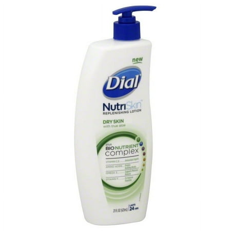 Dial Nutriskin Dry Skin Lotion With True Aloe, 21 oz