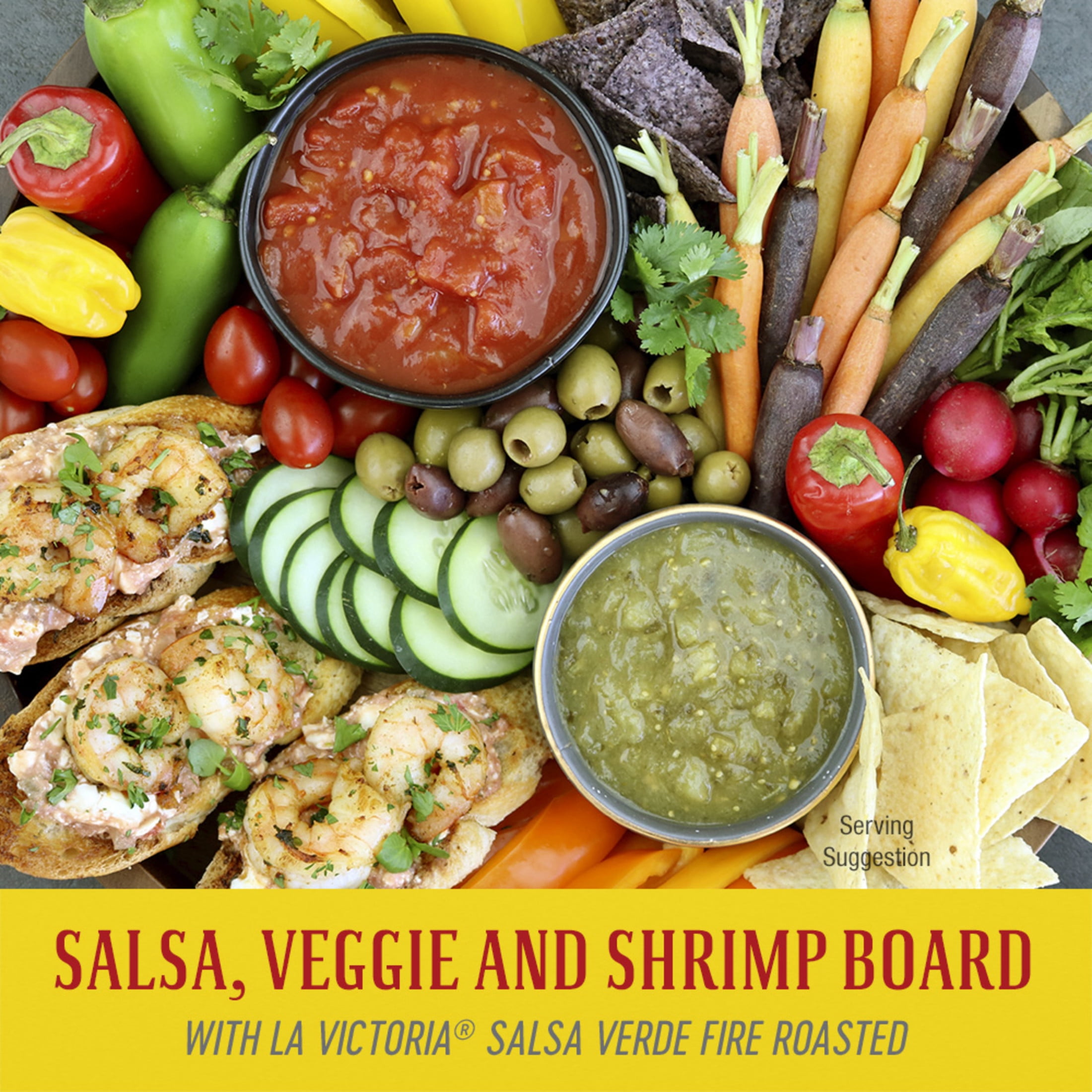 LA VICTORIA Fire Roasted Salsa Verde Medium, Regular, 16 oz Glass Jar