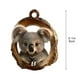 thumbnail image 3 of Adornos Navideños de Animales Acrílicos Planos con Diseño de Búho y Mapache, Impresos En 2D, Juego de 2 | Decoraciones Navideñas Duraderas con Cordón | Ideas para Árboles de Navidad, Coronas, Decorac, 3 of 6