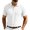 White#130805JJ, variant on Hearthz Men Polo Shirts Short Sleeve 3 Buttons Lapel Mens Golf Polo Textured Knit Golf Polos for Men Tennis Shirt White M