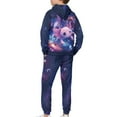 thumbnail image 4 of DISNIMO Galaxy Axolotl Hoodie Outfits for Girls 4-5 Hoodie with Pants for Boys 2 Piece Hoodie Set for Girls Pullover Hoodies And Joggers for Kids Tracksuit Set Girls Sweatshirt with Pockets, 4 of 7