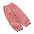 thumbnail image 3 of Toddler Baby Boy Girl Bloomers Children Cotton Linen Bloomers Casual Pants for 12M-7T, 3 of 5