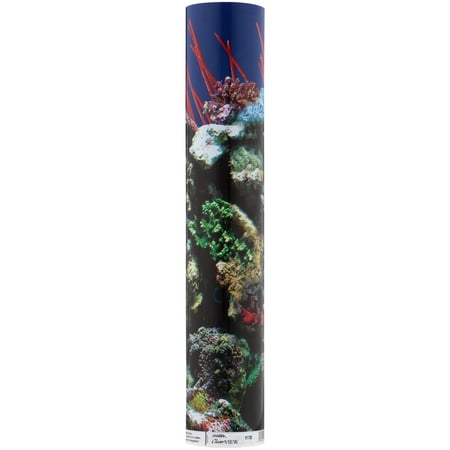 Marina Background  18 x 25  Reef Aquarium Scene/Solid Blue