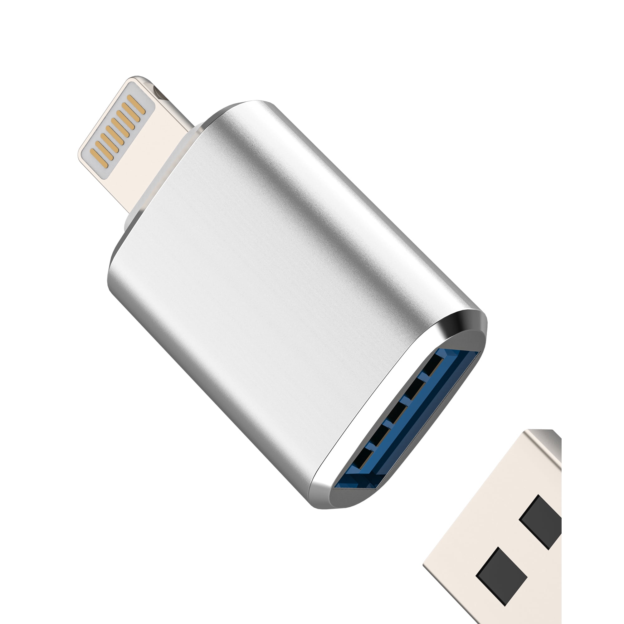 Lightning Male to USB Female Adapter for iPhone 14 13 12 11 Pro Max for Apple MFi Certified OTG Cable Transfer Digital Camera Flash Drive Card Reader Cord Keyboard Hub Dongle for iPad Phone Adaptador