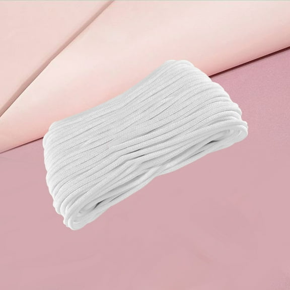 OUNONA White Cotton Wicking Rope for Plant Use Fast Moisture Absorption