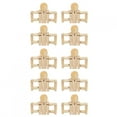 thumbnail image 2 of 10PCS Craft Ornament, Home Decoration Jointed Figures Wood Figures, For Home, 2 of 8