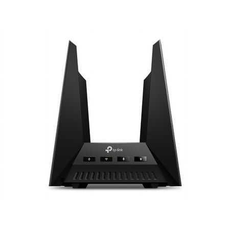 TP-Link - BE19000 Tri-Band Wi-Fi 7 Gaming Router - Black/Red