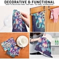 thumbnail image 7 of Dreamtimes Mandala Kitchen Towels, 18 x 28 Inch Super Soft and Absorbent Dish Cloths for Washing Dishes, 4 PCS Reusable Multi-Purpose Microfiber Hand Towels for Kitchen, 7 of 7