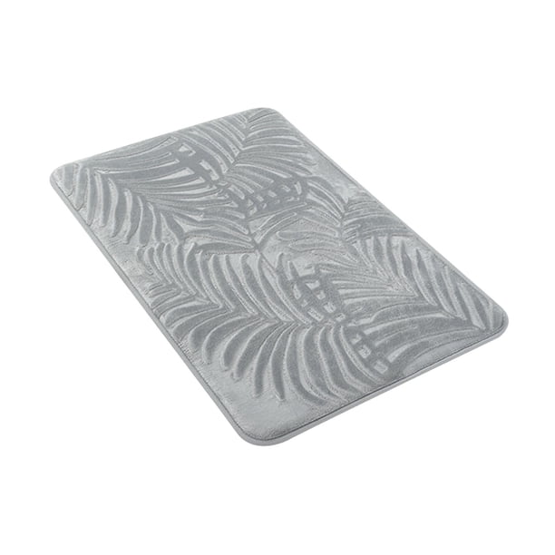 Yhmxh Alfombra de entrada para el hogar, alfombra absorbente de agua para el inodoro, alfombra antideslizante de esponja para el baño.