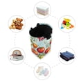 thumbnail image 7 of Yayeee Freestanding Laundry Hamper with Handle Collapsible Large Storage Basket for Clothes, Blue Tomatoes, 7 of 7